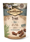 CARNILOVE DOG SEMI MOIST SNACK TROUT, DILL- PISZTRÁNG HÚSSAL ÉS KAPORRAL 200G