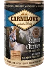 Carnilove  felnőtt Gabonamentes nedveseledel konzerv -  Lazac és Pulykahússal 400gr