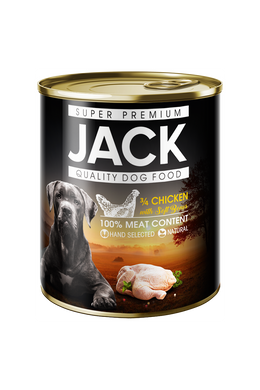 Jack Premium Konzerv 3/4 csirke 800g