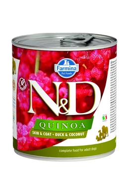 NandD DOG QUINOA KONZERV KACSA,KÓKUSZ 285G