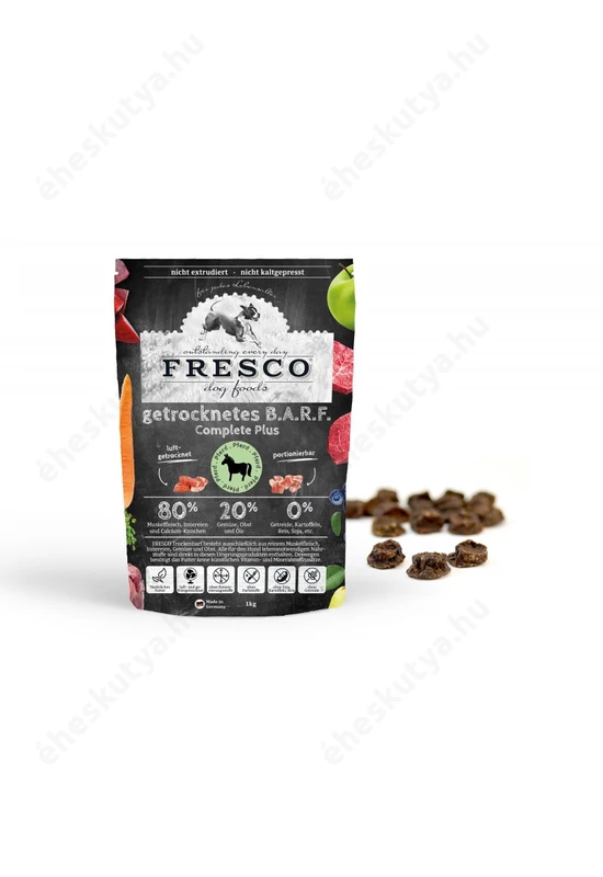 Fresco szárított BARF Komplett Plusz Menü - Ló 1 kg