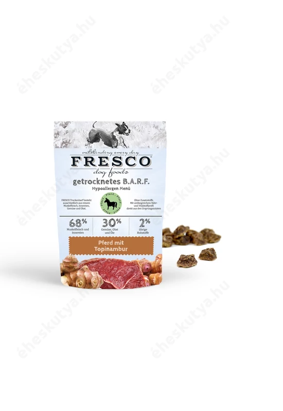 Fresco szárított BARF Hipoallergén Menü - Ló 1 kg
