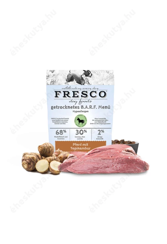 Fresco szárított BARF Hipoallergén Menü - Ló 1 kg