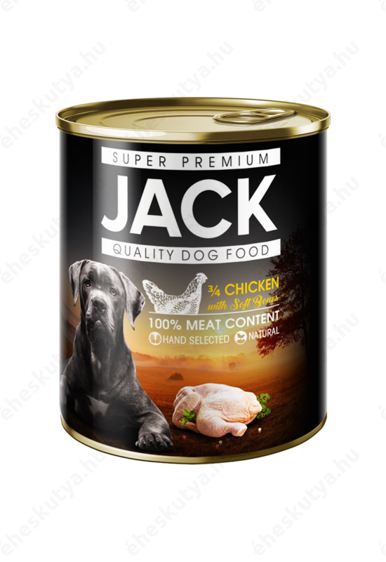 Jack Premium Konzerv 3/4 csirke 800g