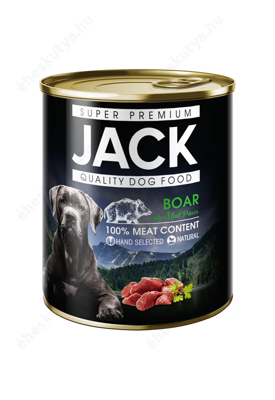 Jack Szuperpremium Konzerv 100% vadhús 800g kutya