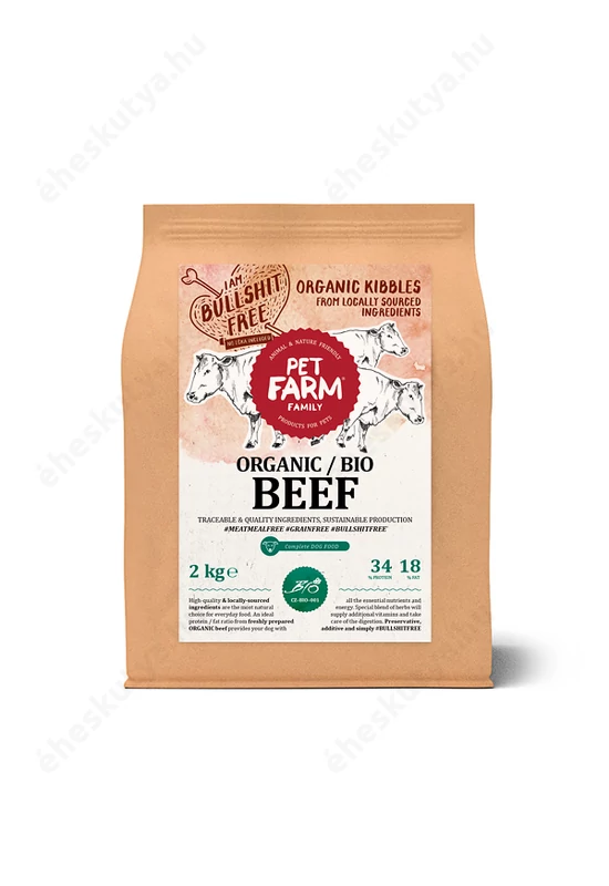 PetFarmFamily BIO MARHA - KIBBLE SZÁRAZTÁP 2kg