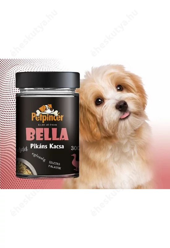 PetPincér BELLA EXTRA 80 előfőzött nedveseledel - Pikáns kacsa 300g
