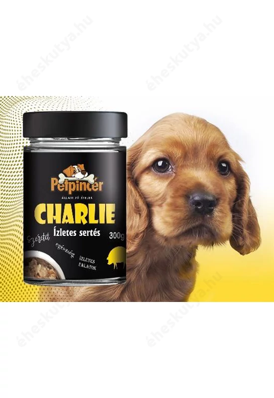 PetPincér előfőzött nedveseledel - CHARLIE Ízletes sertés 300g