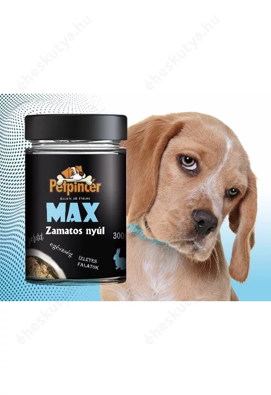 PetPincér előfőzött nedveseledel - MAX Zamatos nyúl 300g