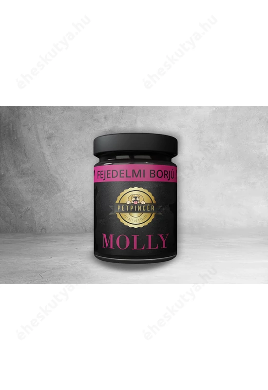 PetPincér előfőzött nedveseledel - MOLLY EXTRA Fejedelmi borjú 300g