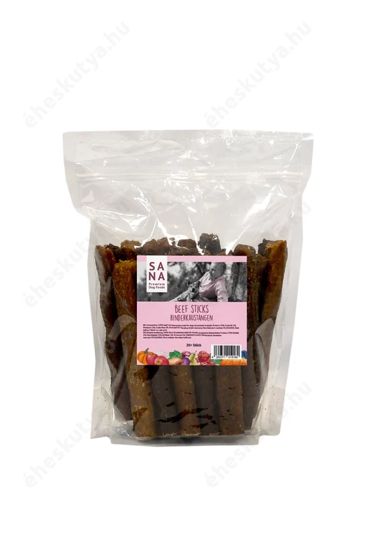 SANA Beef Stick - marhafejbőr 12 cm 500g