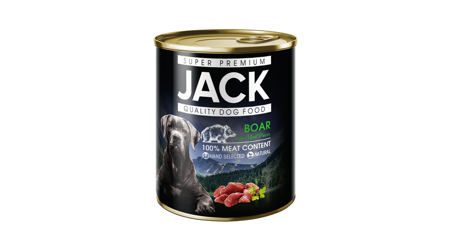 Jack Szuperpremium Konzerv 100% vadhús 800g kutya