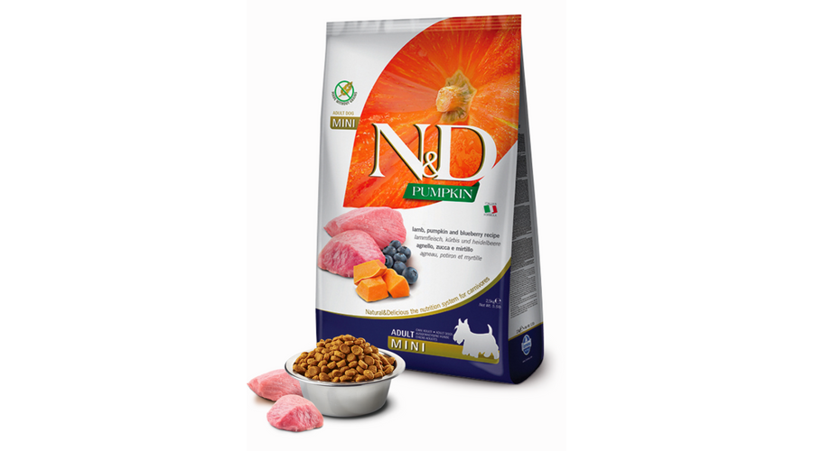 N&D Gabonamentes száraztáp Bárány&Áfonya Sütőtökkel Felnőtt Mini 7kg N&D Gabonamentes száraztáp Bárány&Áfonya Sütőtökkel Felnőtt Mini 7kg