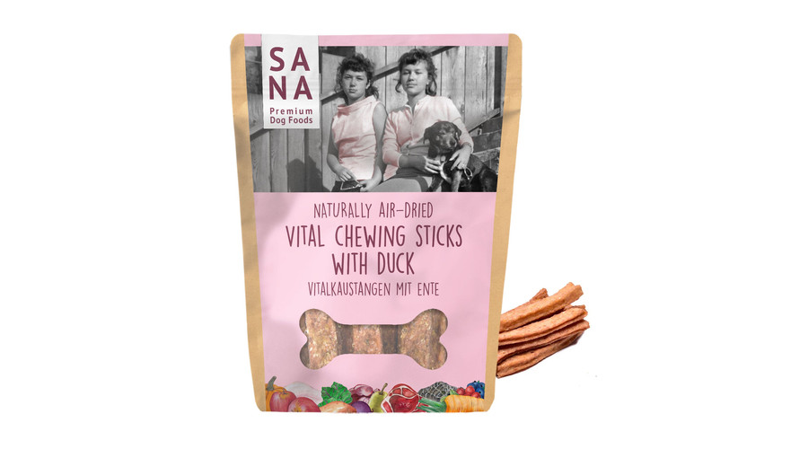 SANA Vital Sticks fogtisztító rúd - Kacsa és Marhabőr 150g SANA Vital Sticks fogtisztító rúd - Kacsa és Marhabőr 150g