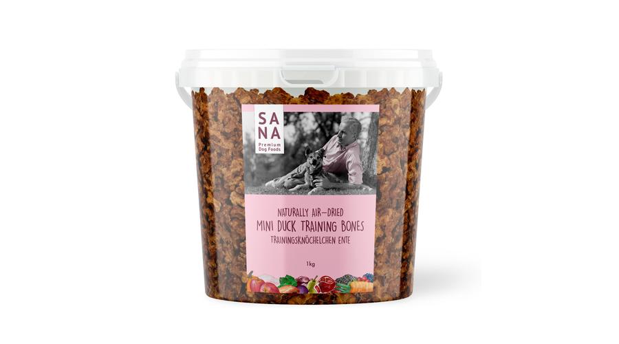 Sana levegőn szárított jutalomfalat  - Kacsa mini csontocskák 1kg